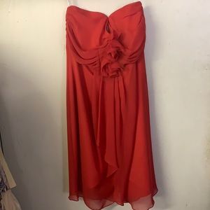 Beautiful Red Strapless mini dress